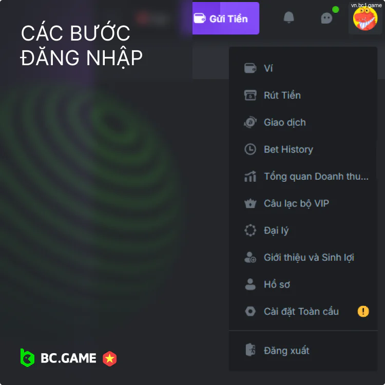 Tổng quan về khả năng của tài khoản BC.Game Vietnam