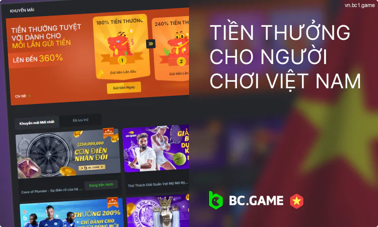 BC.Game thưởng và khuyến mãi tại Việt Nam