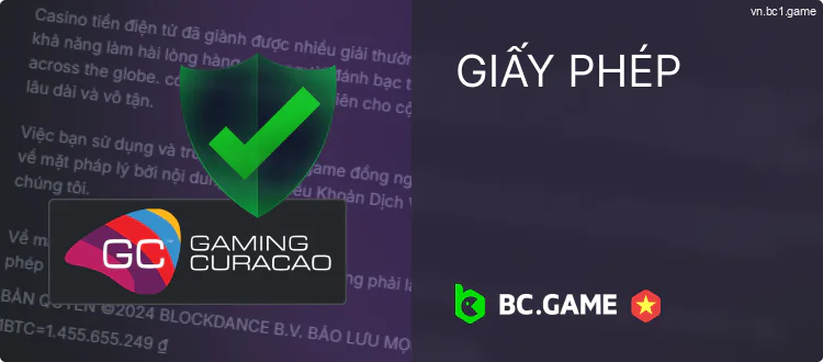 Giấy phép BC.Game tại Việt Nam