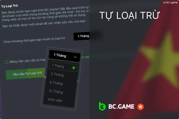 Tự loại khỏi BC.Game